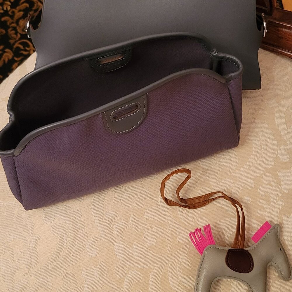 New!  Very cute fashion bag!  Elephant grey - Picture 5 of 10